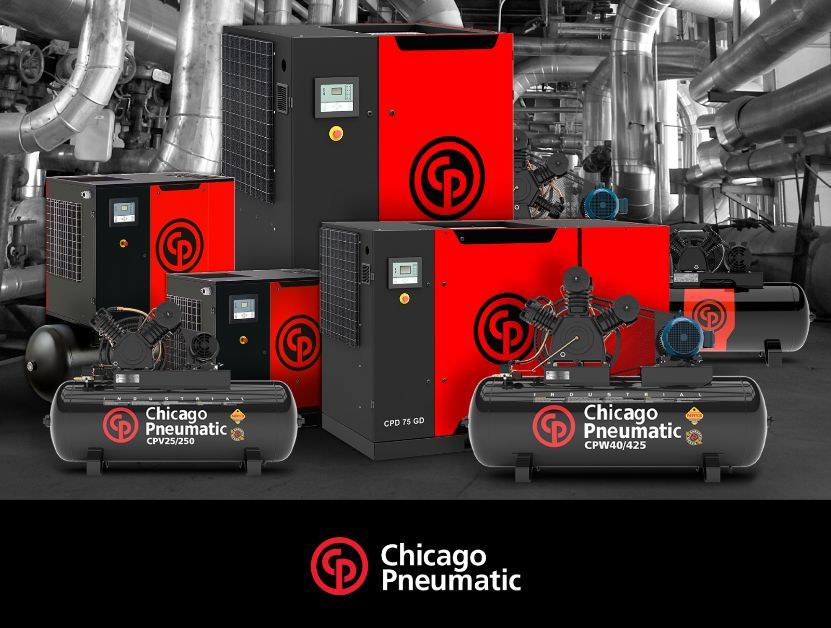 Chicago Pneumatic no Sul de Minas Ã© no Grupo Taurus Varginha